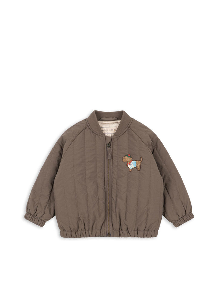 [Konges slojd]Juno Terry Bomber Jacket - Walnut