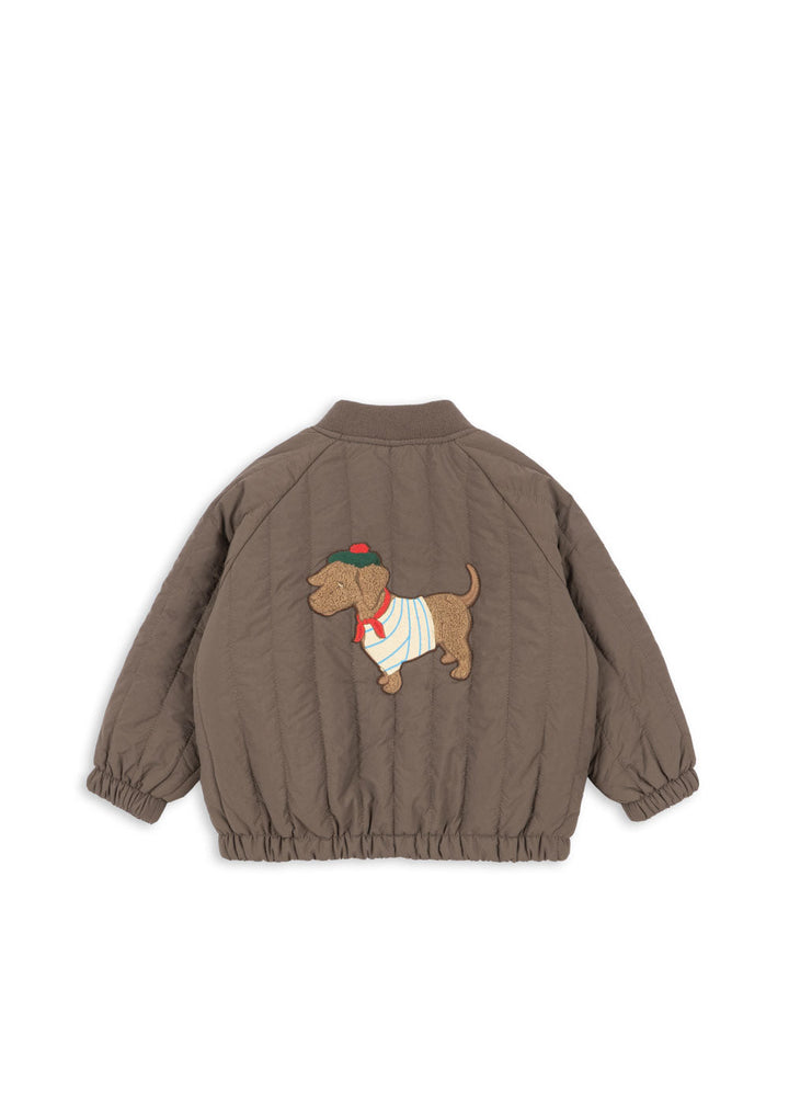 [Konges slojd]Juno Terry Bomber Jacket - Walnut