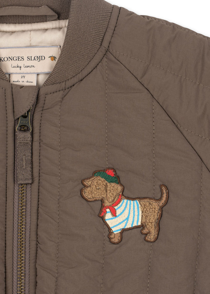 [Konges slojd]Juno Terry Bomber Jacket - Walnut