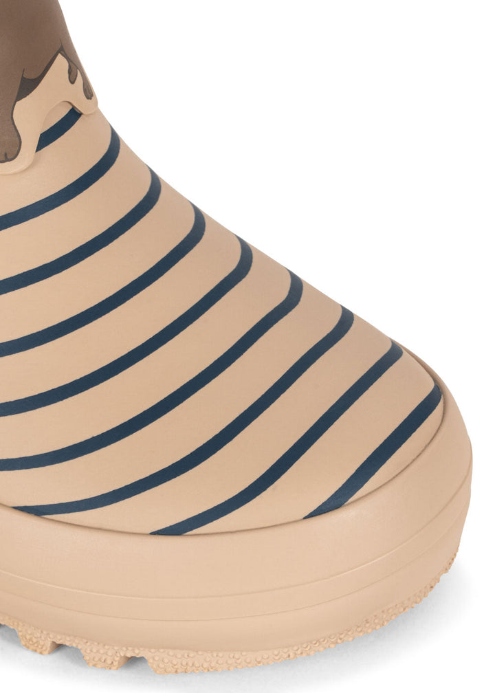 [Konges slojd] Roi Printed Rain Boot - Stripe La Mer