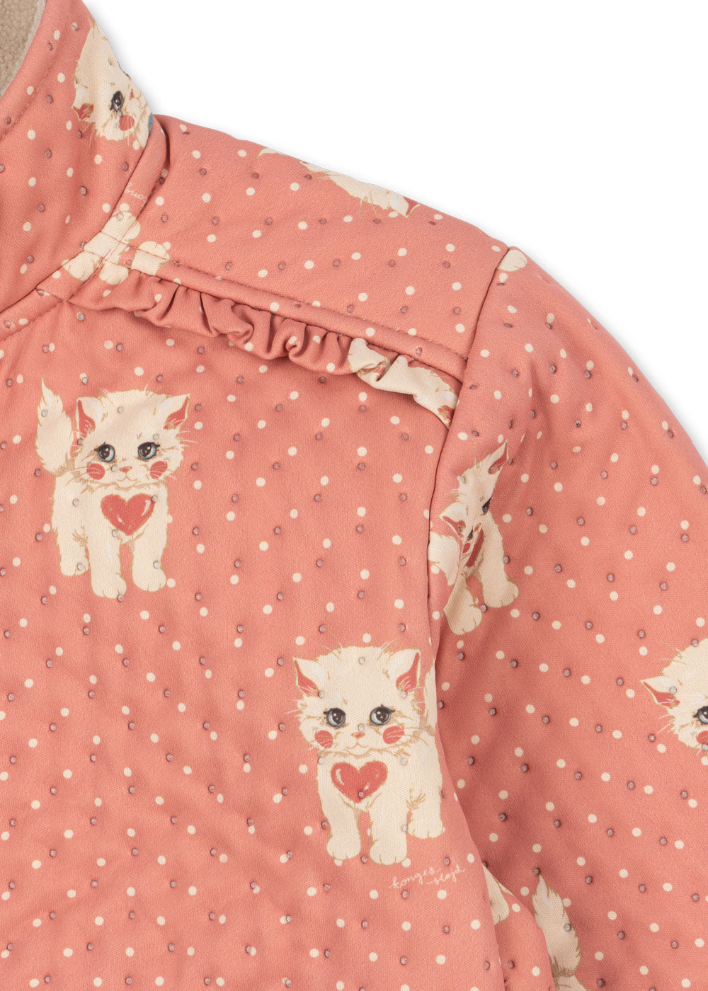 [Konges slojd]Thermo Frill Jacket GRS - Ciao Miao Rose