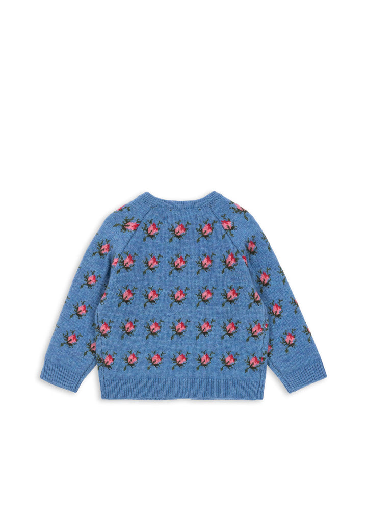 [Konges slojd] Belou knit Collar Cardigan - Rosie Shade