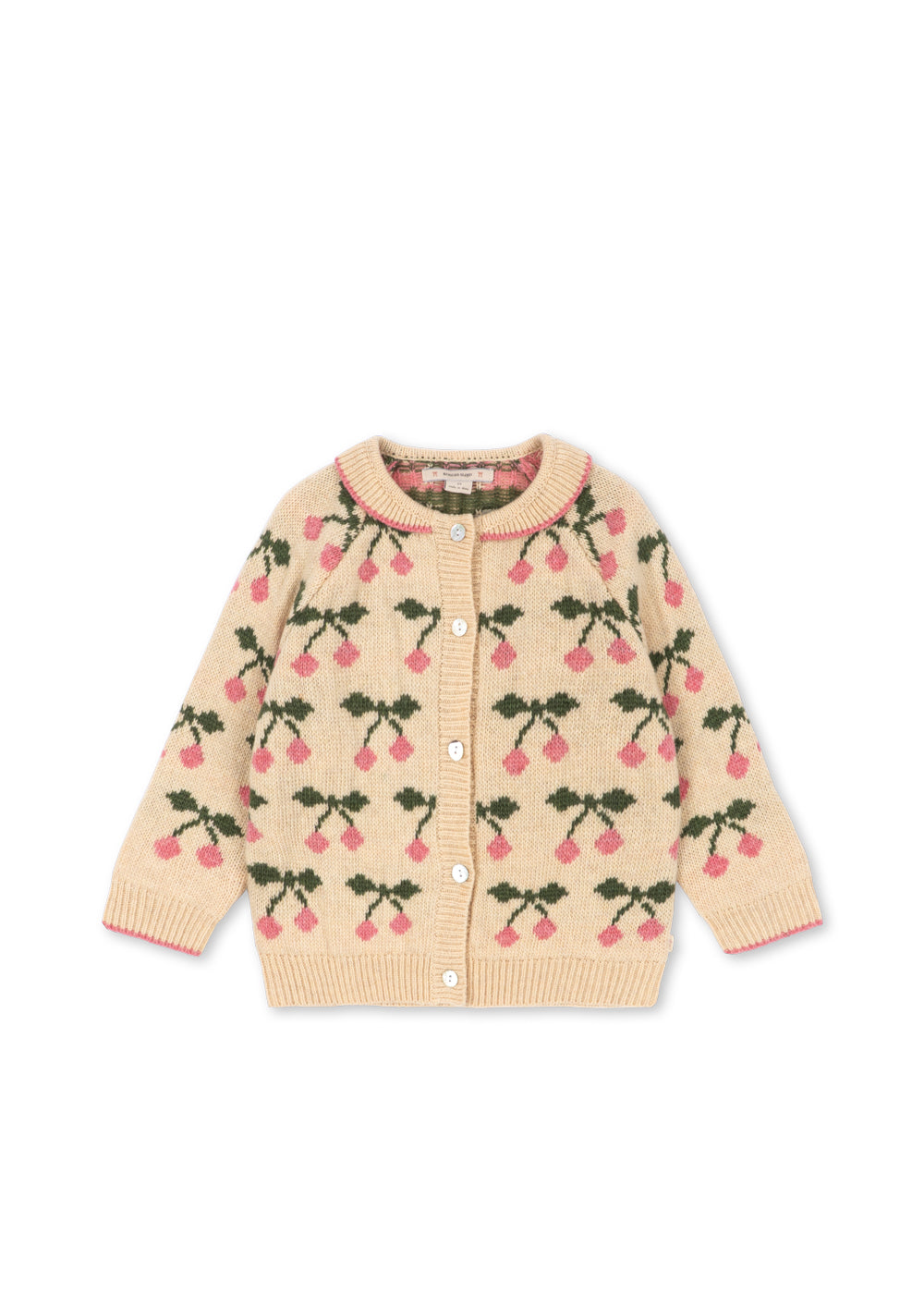 [Konges slojd] Belou knit Collar Cardigan - Cherry