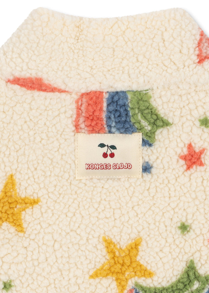 [Konges slojd]Jody Teddy Half Zip GRS -Rainbow Star