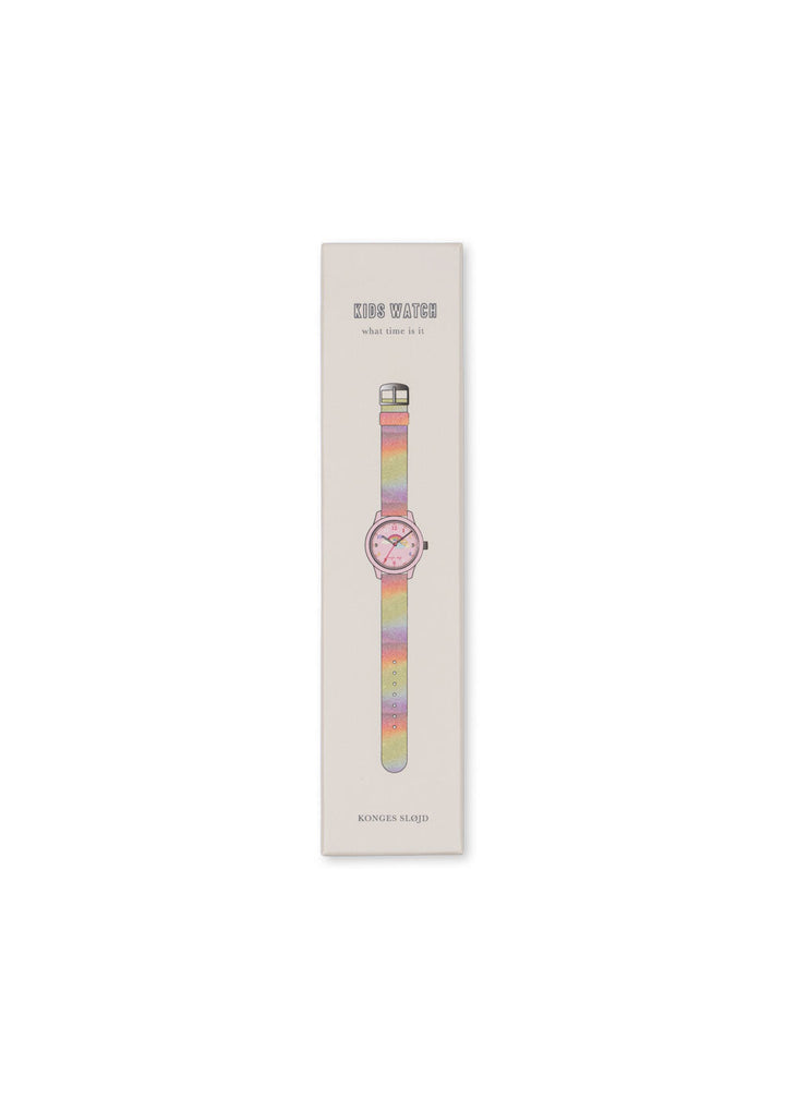 [Konges slojd]Kids Watch Rainbow - Rainbow Glitter
