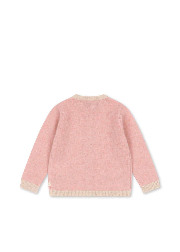 [Konges slojd]Kitty Cardigan - Silver Pink