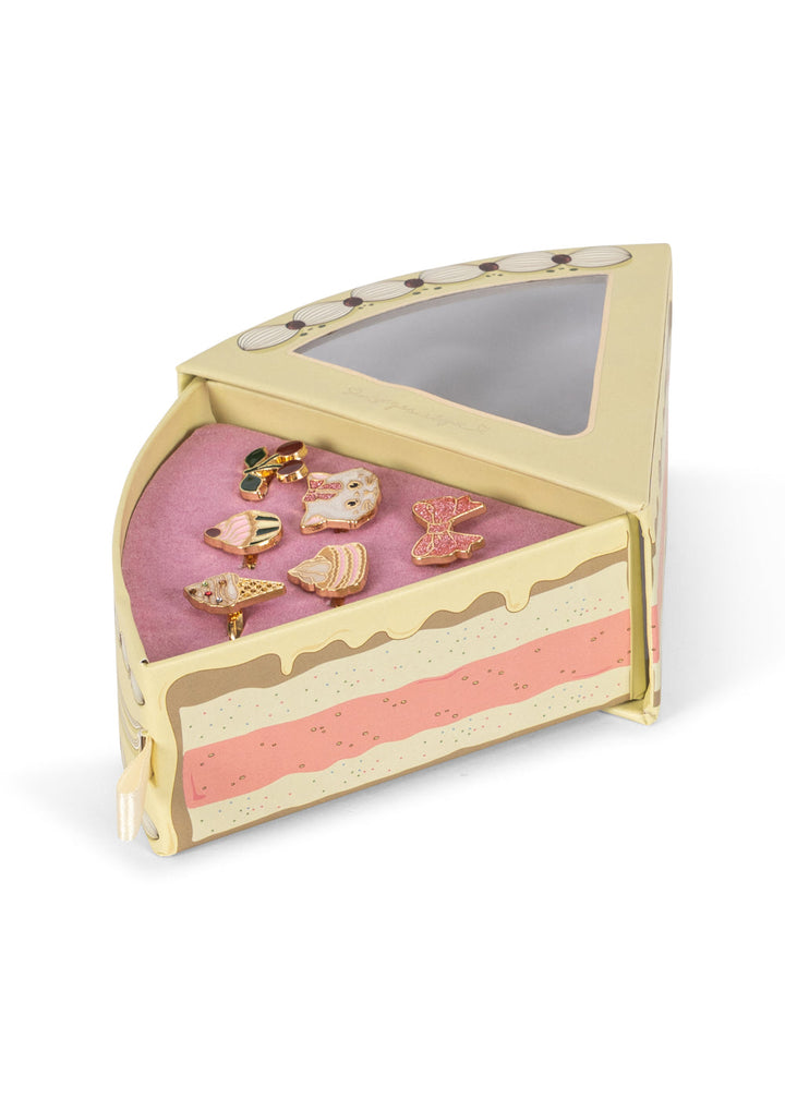 [Konges slojd]Kitty sweets Ring Set 6Pcs - Gold