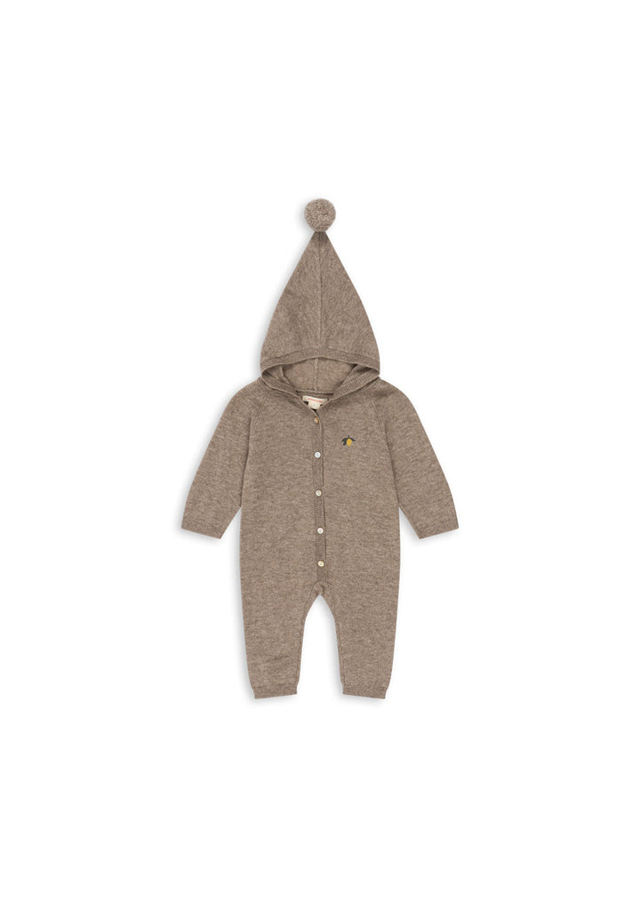 [Konges slojd]Mattou Knit Onesie - Light Brown