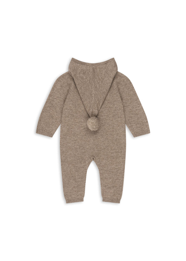[Konges slojd]Mattou Knit Onesie - Light Brown