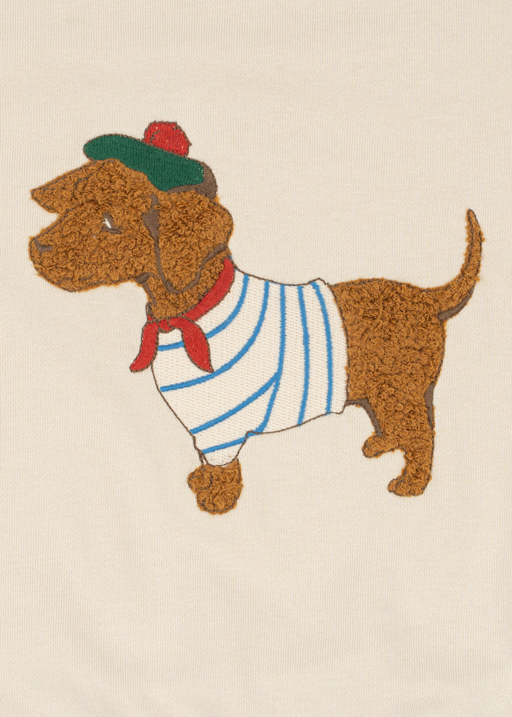 [Konges slojd]Spotty Sweat Shirt GOTS - Brown Rice