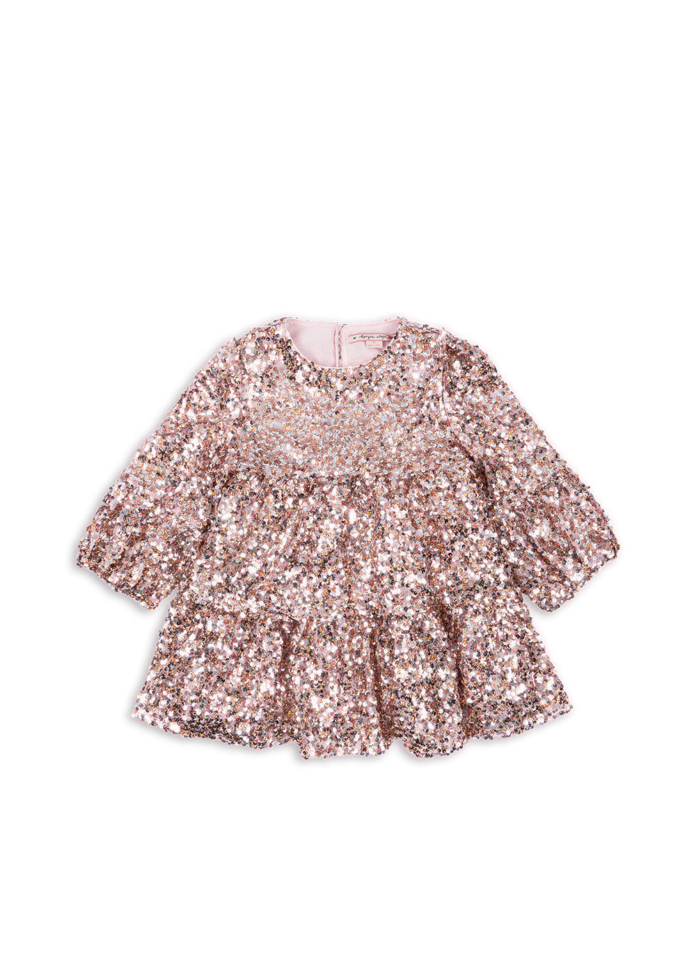 [Konges slojd]Lila Sequins Dress - Grey/Rosa