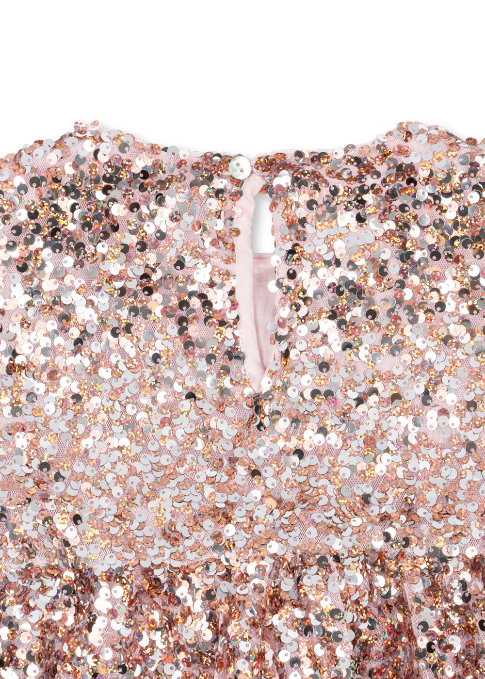 [Konges slojd]Lila Sequins Dress - Grey/Rosa