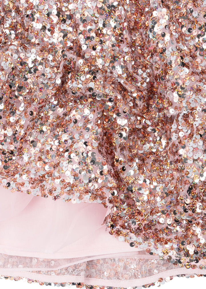 [Konges slojd]Lila Sequins Dress - Grey/Rosa