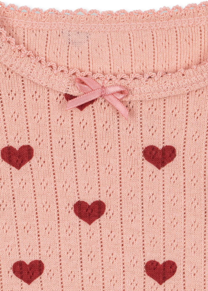 [Konges slojd] Minnie Body GOTS - Amour Rouge
