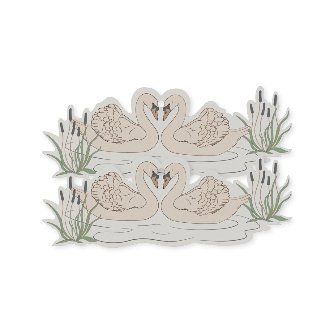 [Konges slojd] 12Pack Gift Tags FSC - Swan
