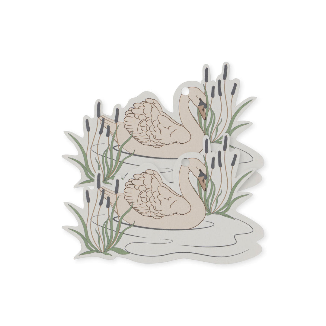 [Konges slojd] 12Pack Gift Tags FSC - Swan