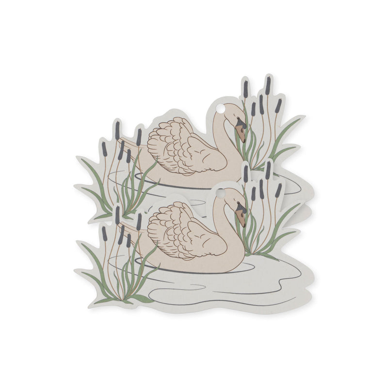 [Konges slojd] 12Pack Gift Tags FSC - Swan
