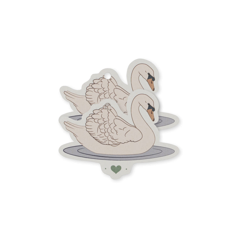 [Konges slojd] 12Pack Gift Tags FSC - Swan