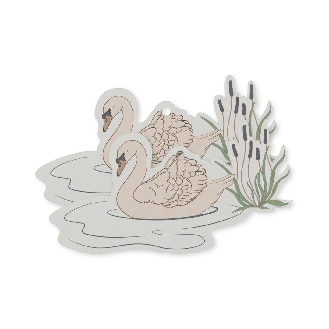 [Konges slojd] 12Pack Gift Tags FSC - Swan