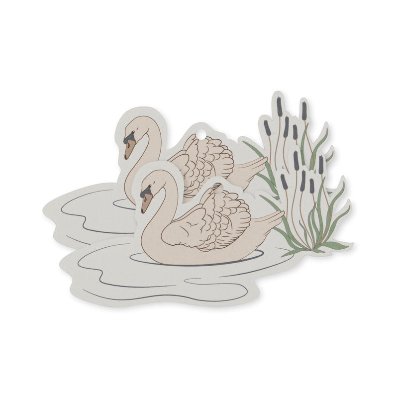 [Konges slojd] 12Pack Gift Tags FSC - Swan