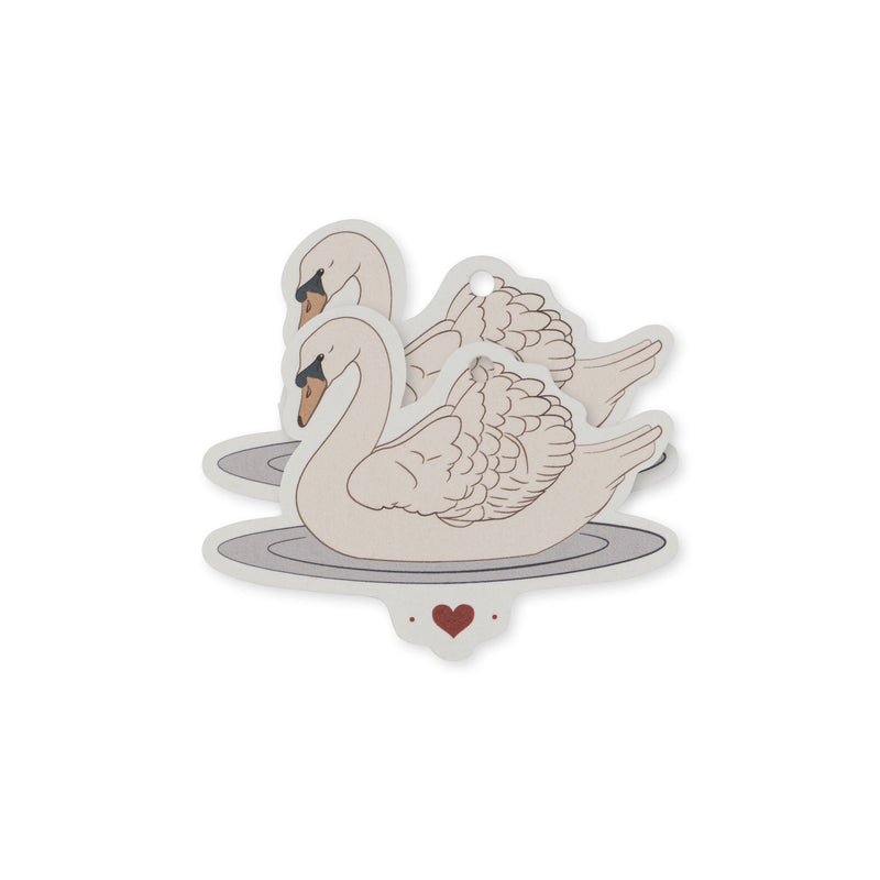 [Konges slojd] 12Pack Gift Tags FSC - Swan