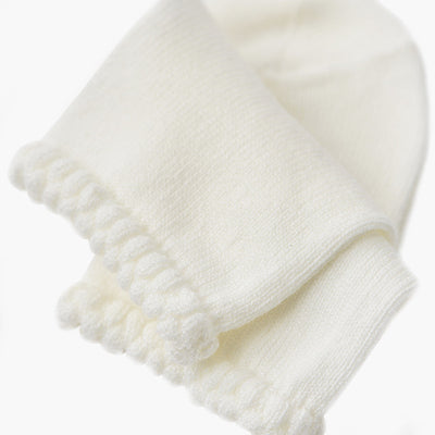 [Condor] Short Socks With Patterned Cuff [202 Cream]