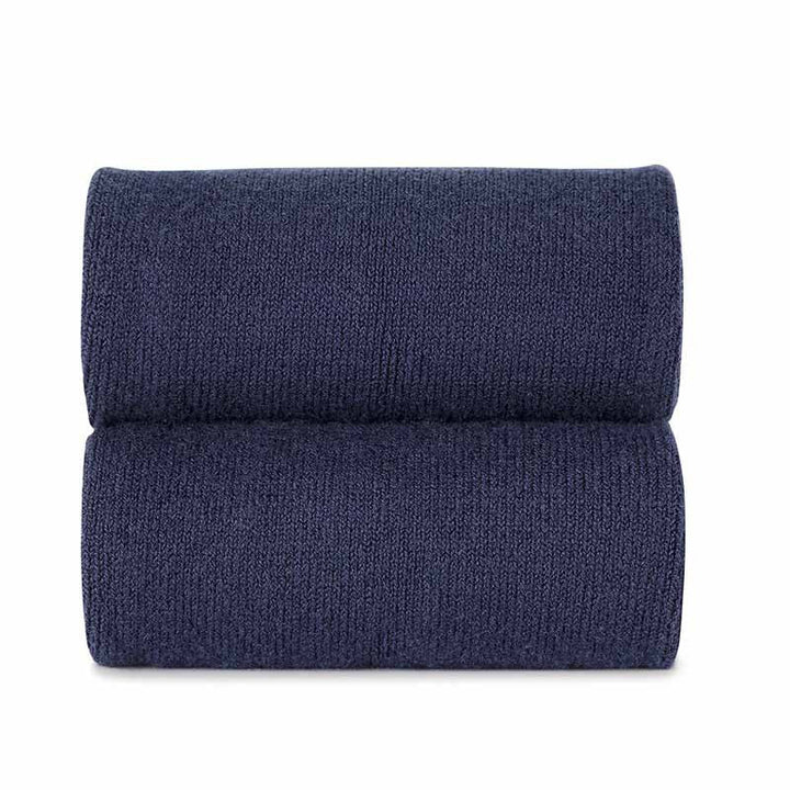 [Condor] Plain Stitch Basic Short Socks - [480 Navy Blue]