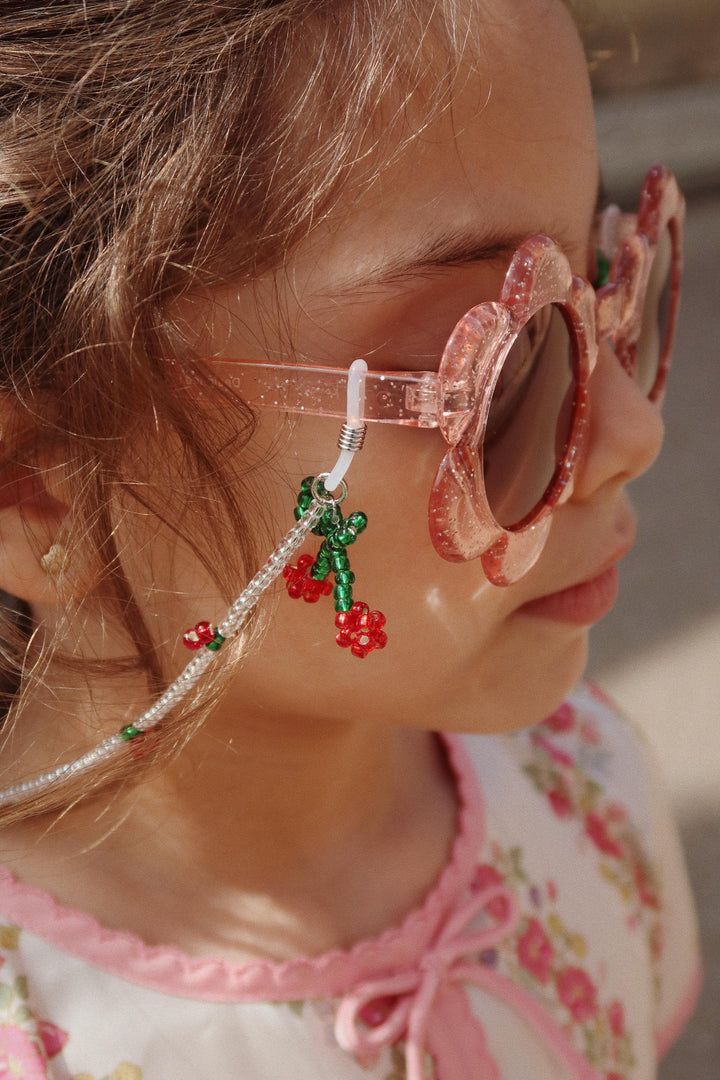 [Konges Sloejd] Sunglasses Bead Chain Cherry - Multi