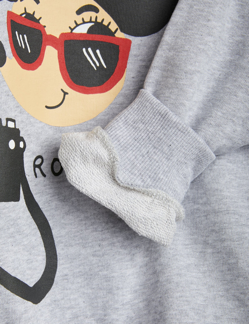 [Mini rodini] Ritzratz sp sweatshirt - light grey