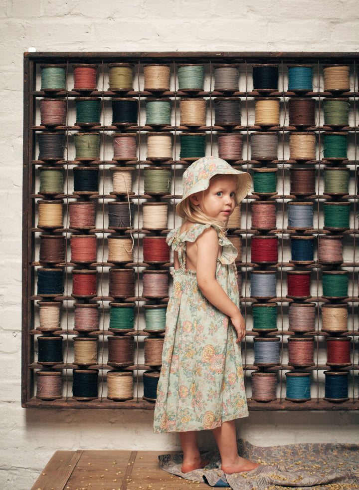 Mystralia Kleid - Wasser Jodhpur Blume