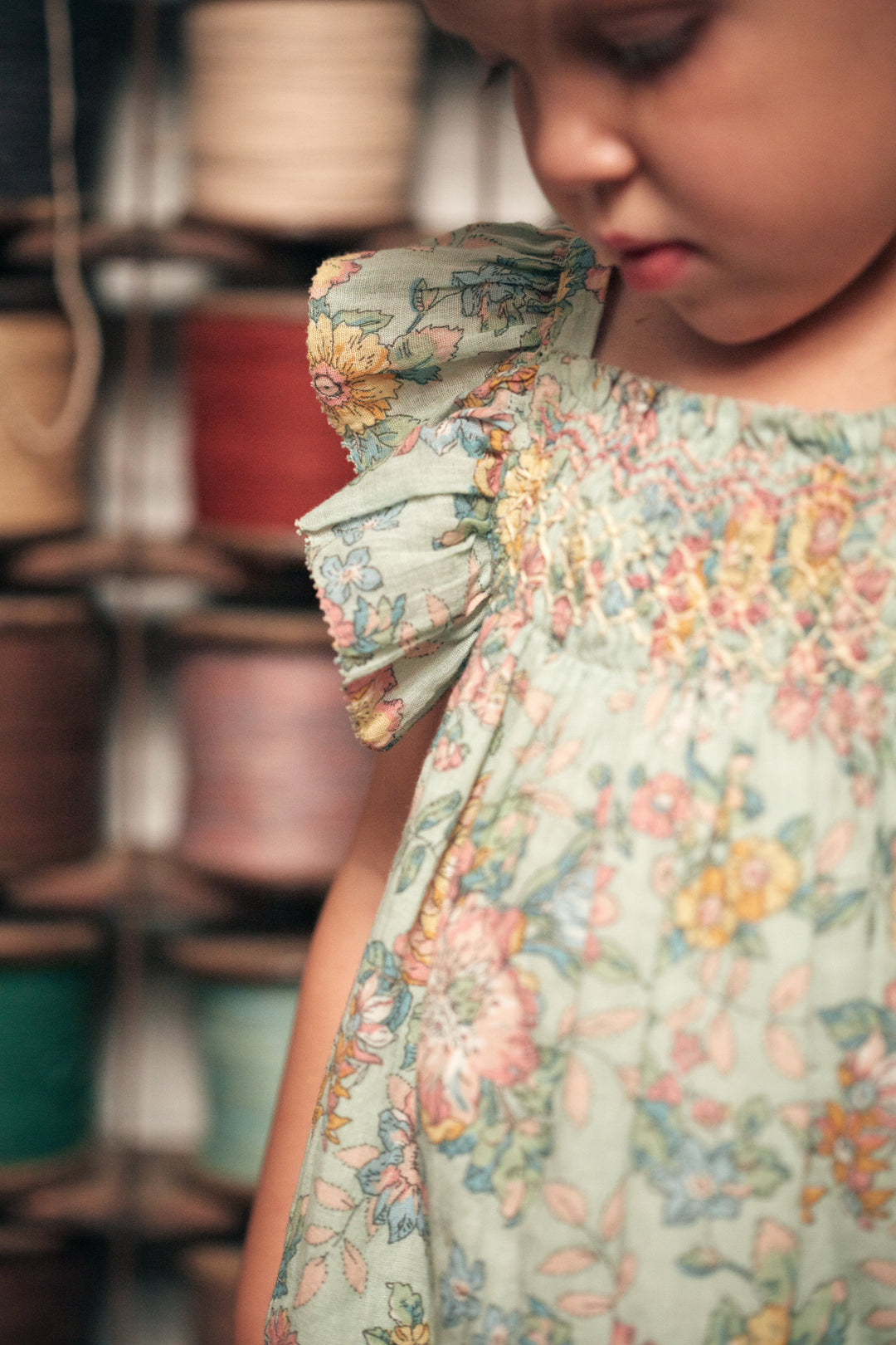 Mystralia Kleid - Wasser Jodhpur Blume