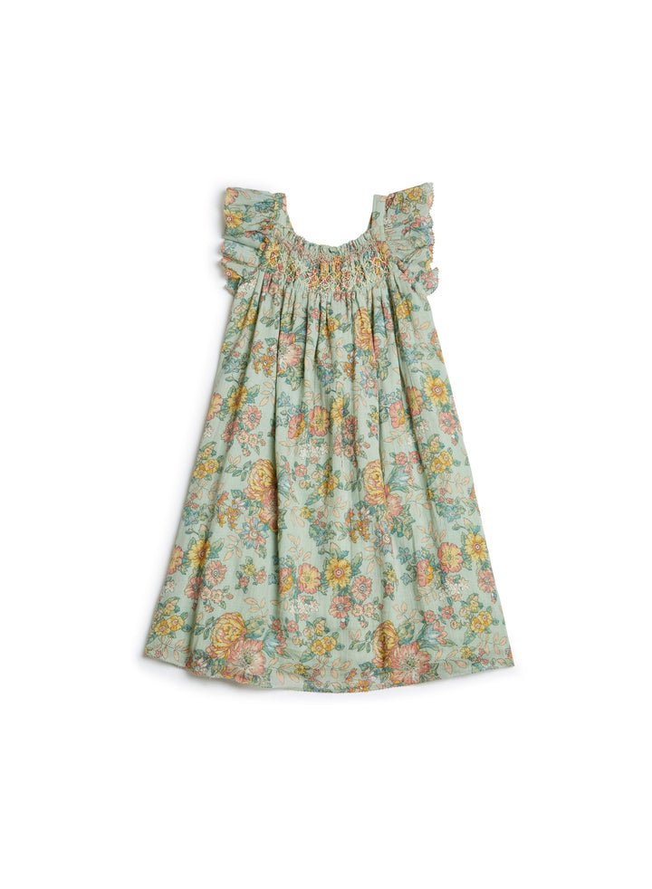 Mystralia Kleid - Wasser Jodhpur Blume