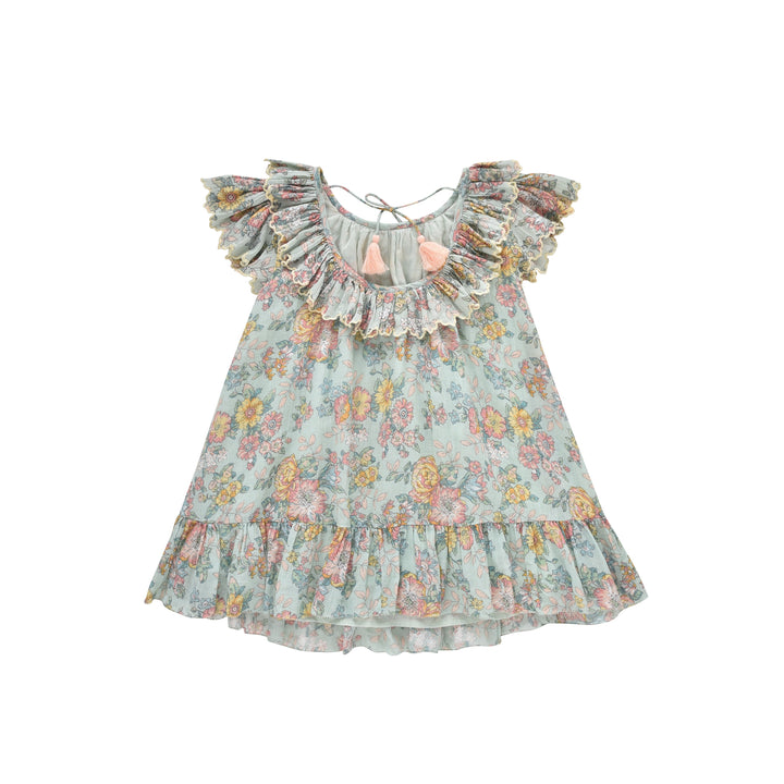 Natiya Kleid - Wasser-Jodhpur-Blume