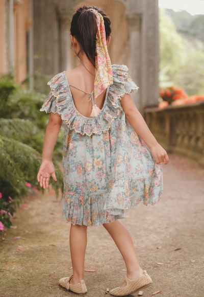 Natiya Dress - Water Jodhpur Flower